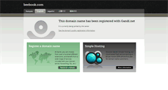 Desktop Screenshot of beebook.com